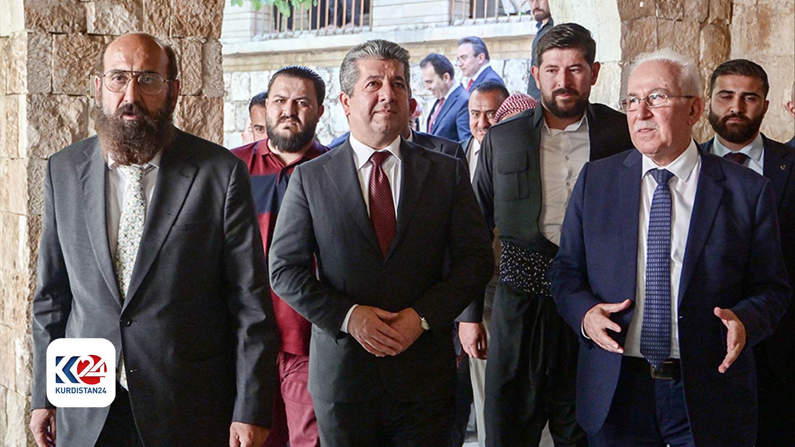 FOTO-Başbakan Barzani Laleş Tapınağında